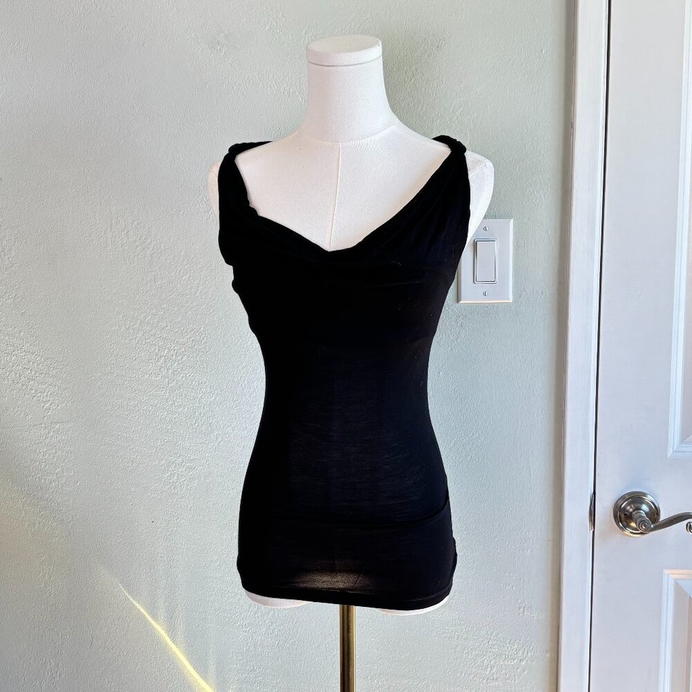 Bundle 2 for $30! H&M Black Cowl Neck Sleeveless Top XS Glam Date Night